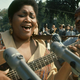 Folk singer Odetta performs during the 1963 March on Washington. (Paul Schutzer/Getty Images)